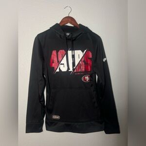 Men’s New Era San Francisco 49ers Combine Authentic Pullover Hoodie Sz S